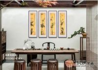 室内装饰画如何选 手绘花鸟画装饰家居更有品位
