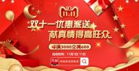 双十一全民狂欢，买地板就上得高！
