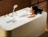 箭牌浴缸的按摩浴，在家搞定冬至养生SPA