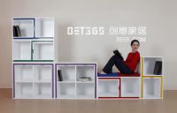 2019 Bet365创意家居，隐藏在BWIN书柜中的桌椅