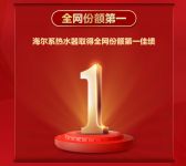 引领高端趋势 海尔系热水器618斩获全网份额第一