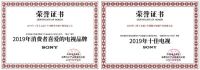 索尼斩获2019"消费者喜爱电视品牌"及"十佳电视"大奖