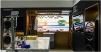 海尔衣联网上海搭建智慧阳台场景：衣服洗完，晾衣架主动下降