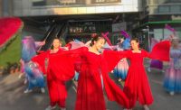 长沙绿地中心红色快闪“我和我的祖国”致敬70周年
