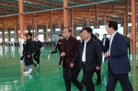 驻马店市领导莅临司空新家装项目视察指导工作