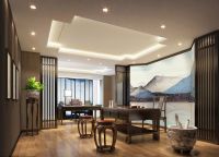 汇明A+墙布《蓝山》：意境悠远，栖居于诗意山水中