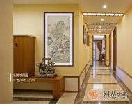 家里的走廊怎么装饰？精品山水画渲染艺术氛围
