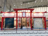 天匠手工真丝地毯惊艳亮相青海藏毯展