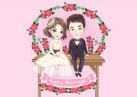 新婚快乐的简单句子有哪些 一句唯美结婚祝福语有哪些
