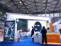 棉芙v-caff战略新品咖啡棉柔巾上海美博会大放异彩