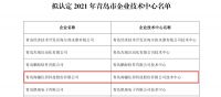 海骊入选2021年青岛市企业技术中心名单，科技赋能解锁更多智慧住居场景