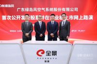 捷报！“新风行业第一股”绿岛风首次公开发行股票并在创业板上市网上路演