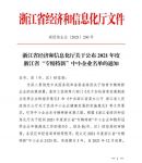 千年舟集团被认定为2021年度浙江省「专精特新」中小企业