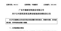 发力高端市场，中旗新材获得范思哲品牌岩板独家经销权