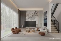 DANDI HOME | 380㎡现代别墅，以如诗如织的温柔引你入梦