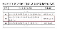 榜上有名|护童科技实力入选2022年浙江省企业技术中心