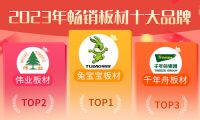 伟业板材入选2023年畅销板材十大品牌