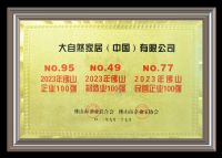 重磅！大自然家居入选“2023年佛山企业100强”等多个百强名单！