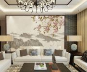 【领绣】桃红江山与山巅相融，打造属于自己的鸿图天地