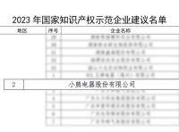 再添“国家级荣誉”！小熊电器获评国家知识产权示范企业