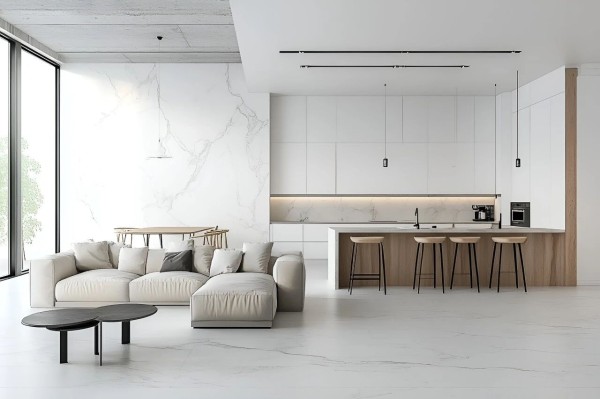 贴岩板,认准岩板无尘瓷砖胶!