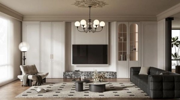 兔宝宝家居新品|卢瓦尔系列：轻法复古风，演绎黑白经典美学