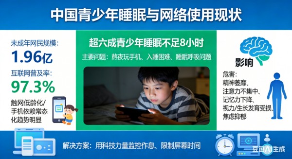 担心孩子熬夜玩手机?马博士睡眠监测仪破解青少年睡眠管理难题