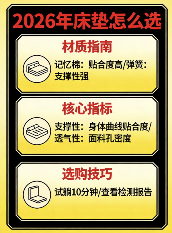 2026年正宗乳胶床垫品牌TOP10推荐排名榜!