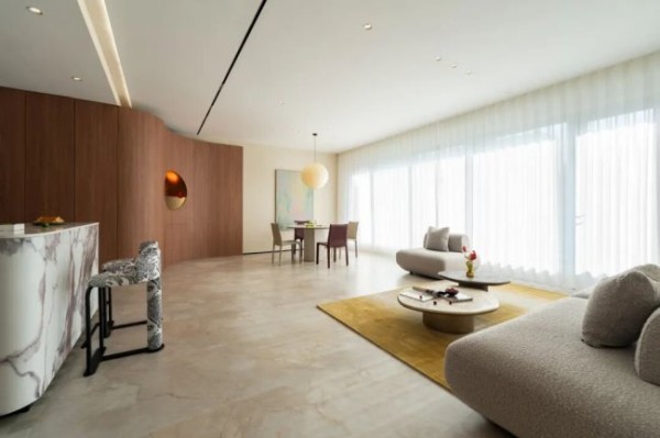 自然系慢生活范本：200㎡海滨大平层，把山海度假感装进日常