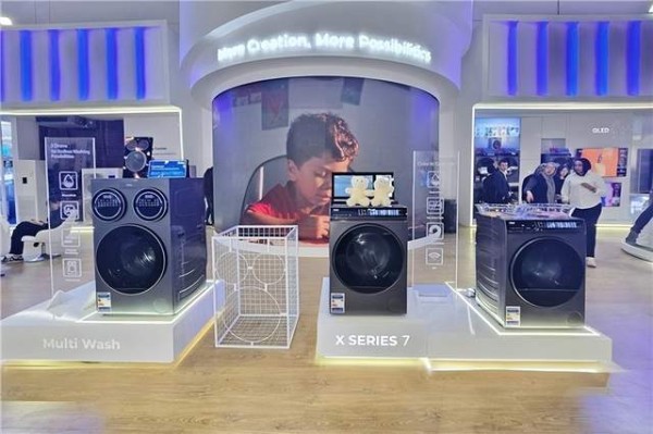 海尔智家携三筒、X7高端洗衣机亮相埃及家电展