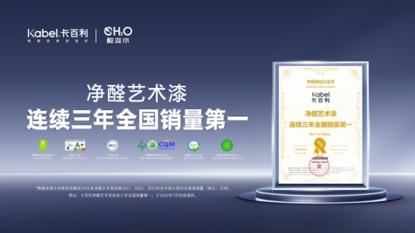 从卡百利艺术漆的荣誉矩阵，看艺术漆行业的竞争标准