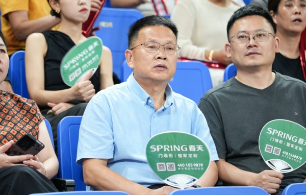 春天集团独家冠名，董事长现场助阵浙BA庆元队