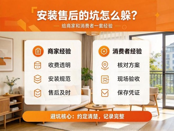 旺季来了，安装售后的坑怎么躲？给商家和消费者一套经验
