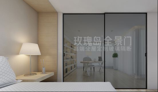 ▲ 书房 灰玻