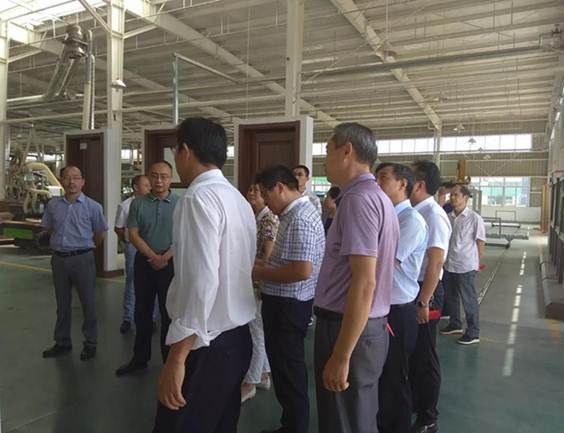 黄冈市人大常委会视察调研千川华中基地 湖北千川门窗有限公司