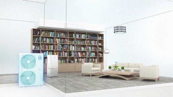 海尔空气能热泵:骄阳变频冷暖一体机受到用户好评