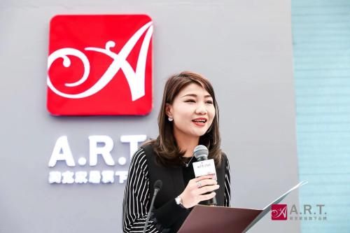 美克家居A.R.T.上海城市总经理胥嘉靖女士致辞