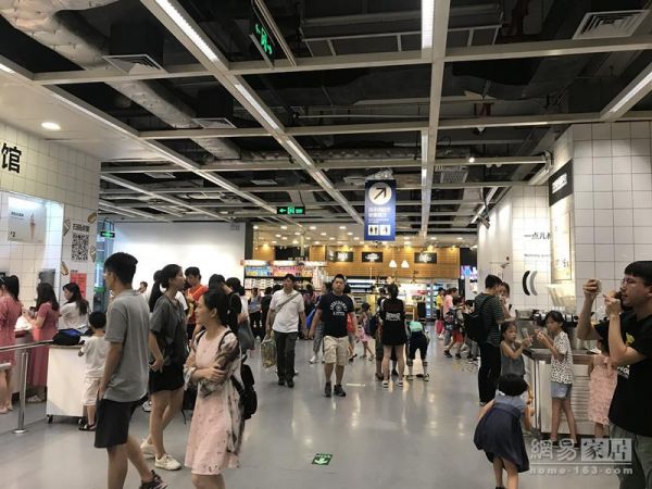 7月29日,宜家家居广州东站店依旧人山人海
