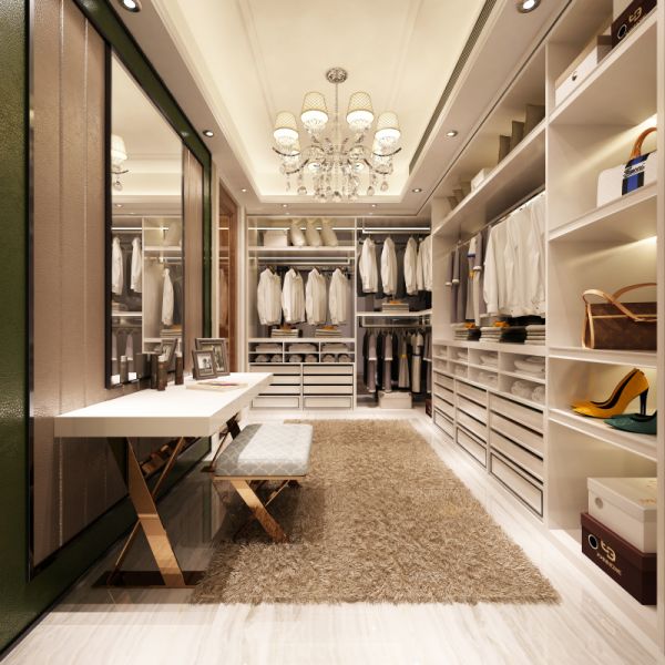 学学城里人装步入式衣帽间,只需腾空卧室2㎡,超实用