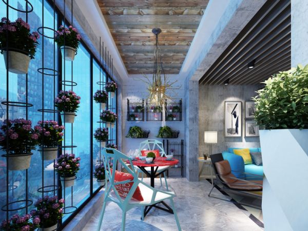 老公坚持在阳台装玻璃折叠门,入住后真幸福,效果太赞