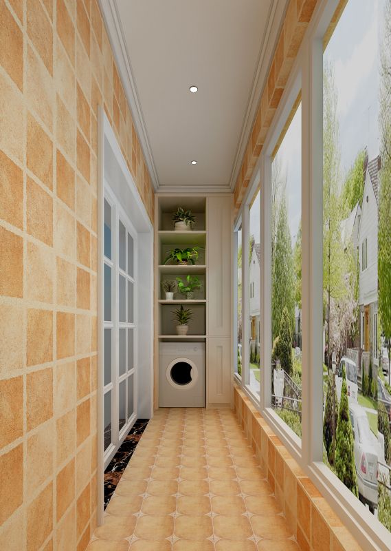 老公坚持在阳台装玻璃折叠门,入住后真幸福,效果太赞