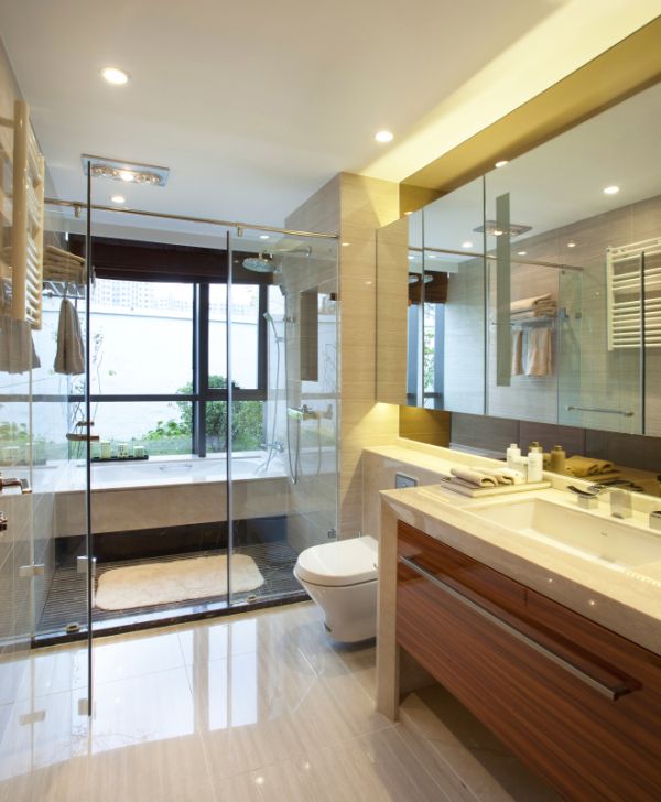 卫生间做沐浴房土爆了,懂行人都这么设计,省钱不拥挤