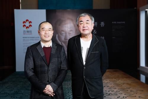 △隈研吾(右)&百得胜董事长张健