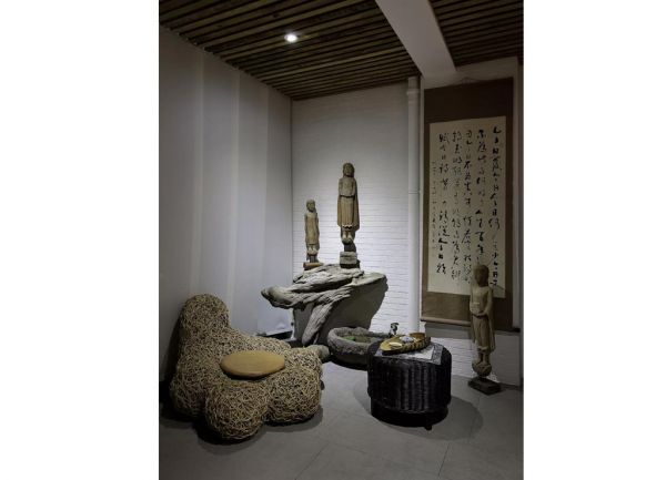 160平的现代中式风大宅,书房的隔断超有古典