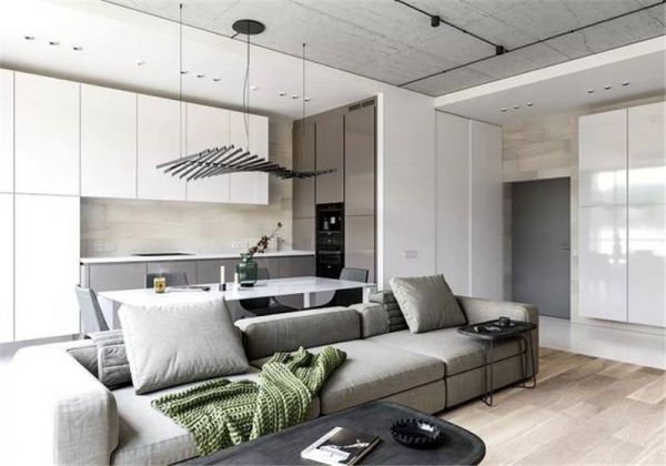 74㎡以灰色为主调,构建出理想住宅