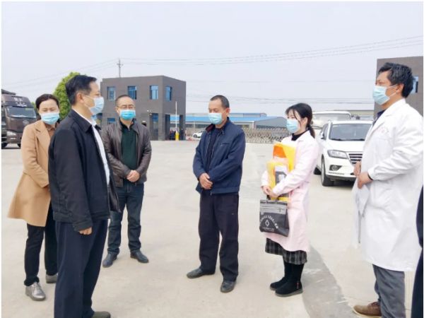 “防疫生产,两手都要抓,两手都要硬 ”红安县委书记余学武指导千川复工复产和预防疫情工作