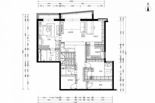 【富力城】美式 跃层/loft 250㎡