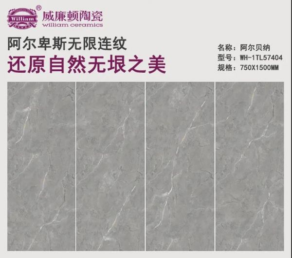 新品上市 | 威廉顿陶瓷阿尔卑斯无限连纹，还原自然无垠之美