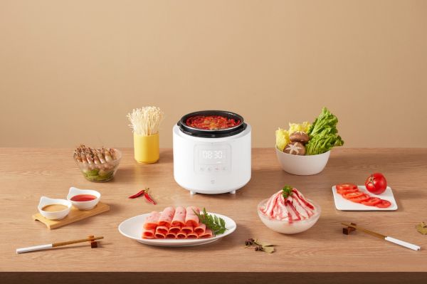 煮得快,炖肉烂,一人食神器米家智能电压力锅 2.5L