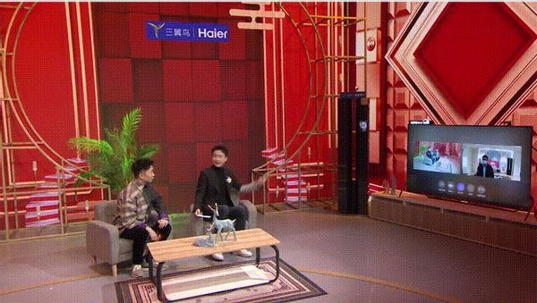 隔屏云团圆,卡萨帝电视在《春晚进行时》秀拜年新方式